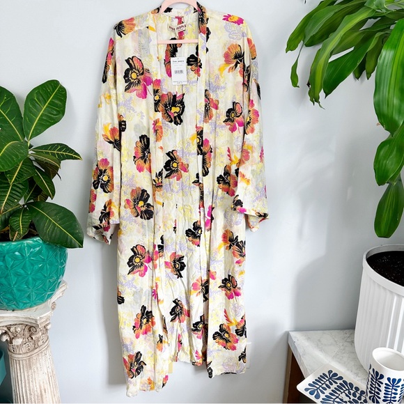 NWT Free People Jorja Floral Duster, Stevie Nicks, Boho Summer - Picture 16 of 16